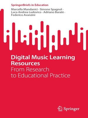 cover image of Digital Music Learning Resources